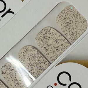 New Color Street “Candied Lavender” Purple Holographic Clear Overlay Nail Strips